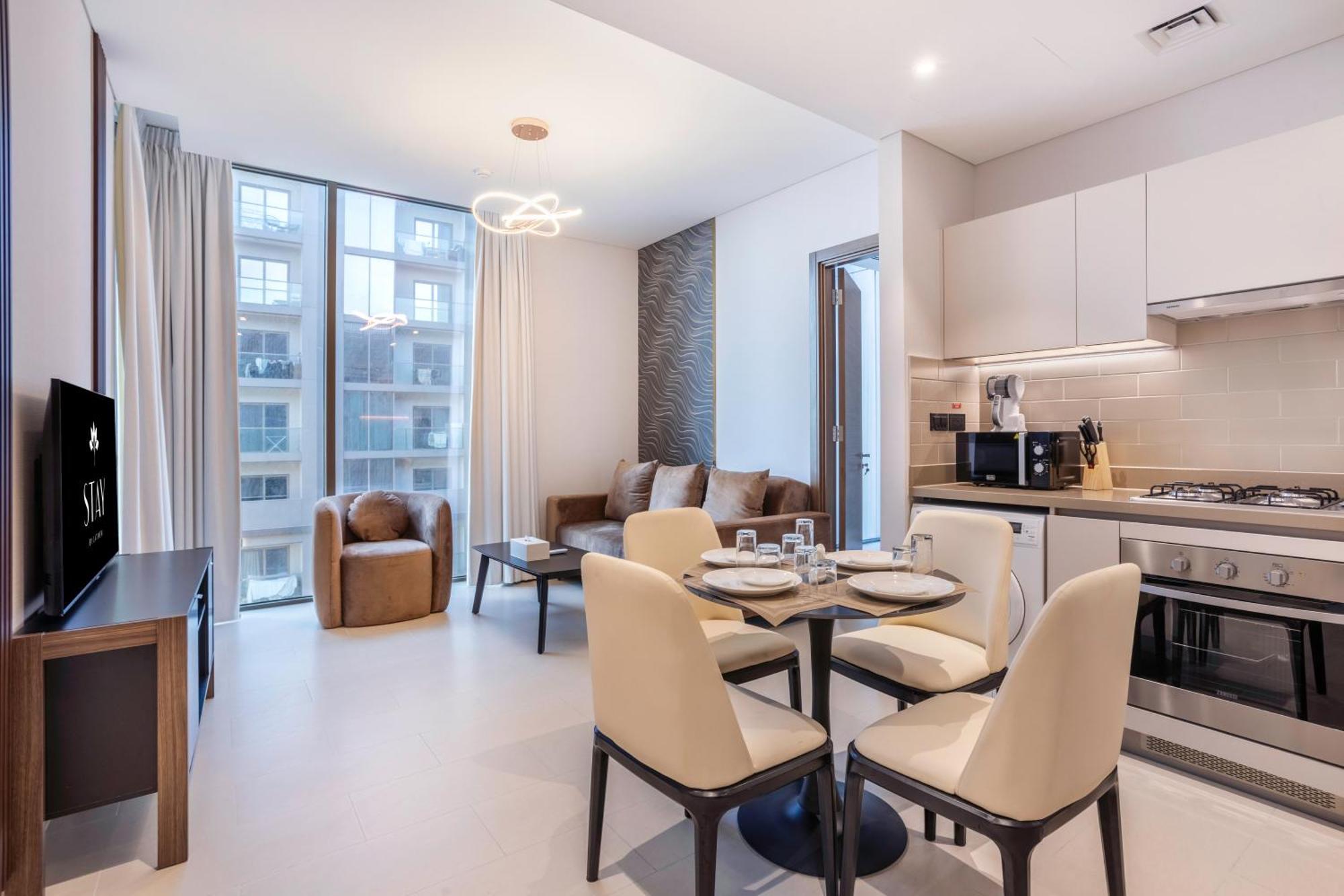Stay By Latinem Luxury 1Br Plus Study Holiday Home Cv A2712 Near Downtown Dubaj Zewnętrze zdjęcie