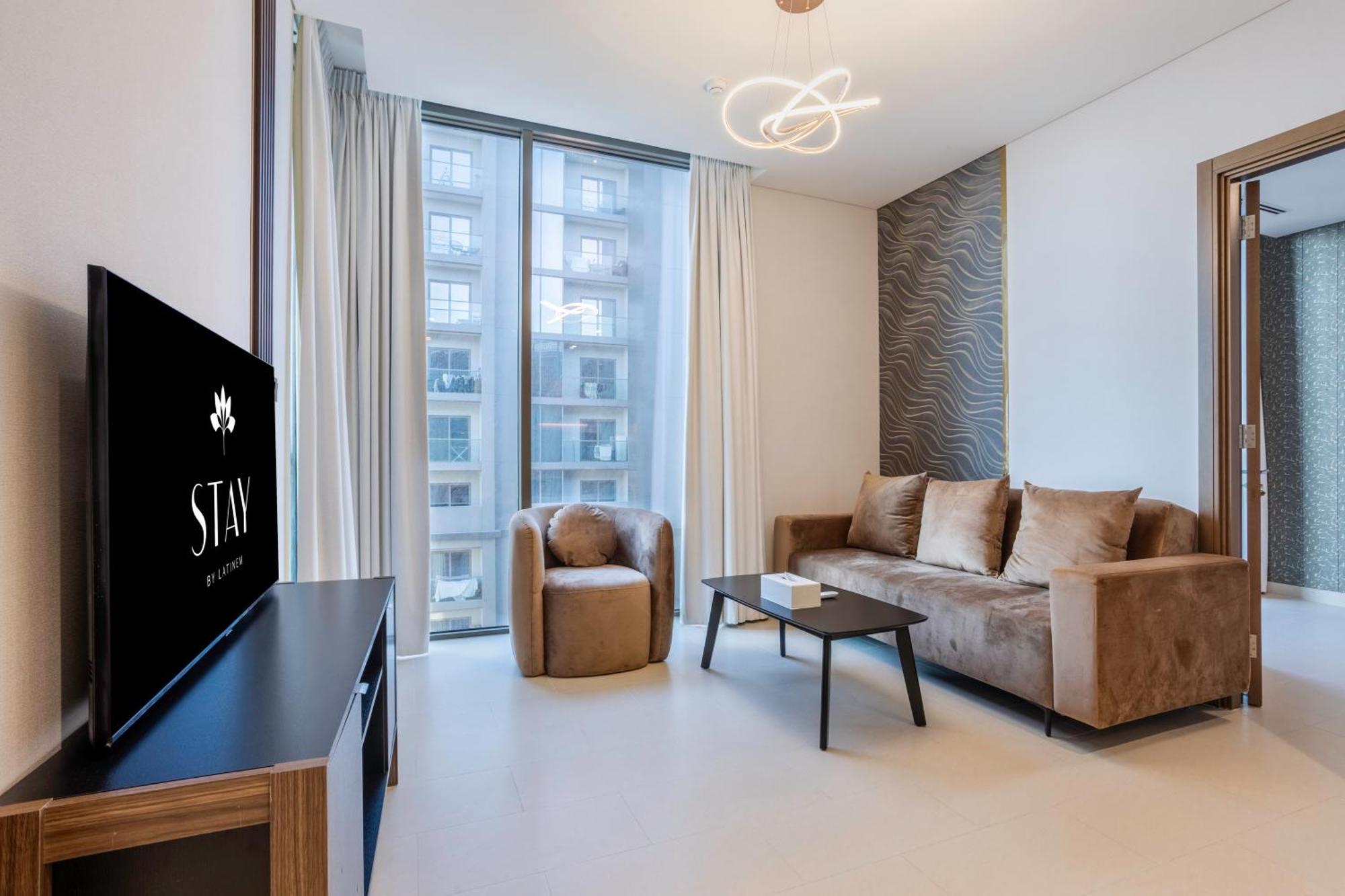 Stay By Latinem Luxury 1Br Plus Study Holiday Home Cv A2712 Near Downtown Dubaj Zewnętrze zdjęcie