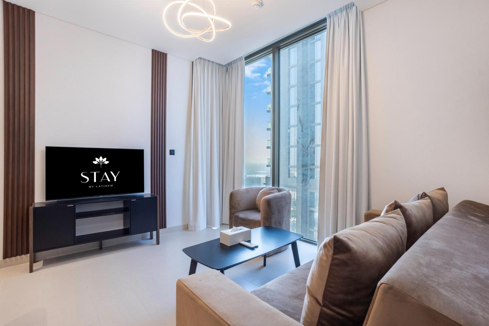 Stay By Latinem Luxury 1Br Plus Study Holiday Home Cv A2712 Near Downtown Dubaj Zewnętrze zdjęcie